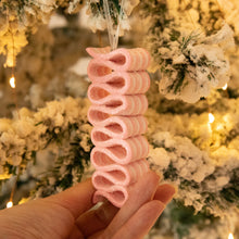 Load image into Gallery viewer, Pink Candy Ribbon Ornament
