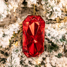 Load image into Gallery viewer, Acrylic Red Gem Tree Ornament
