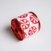 Load image into Gallery viewer, Candy Cane Christmas Ribbon Roll
