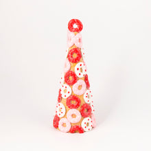 Load image into Gallery viewer, Handmade Large Red, White and Pink Donuts Tree
