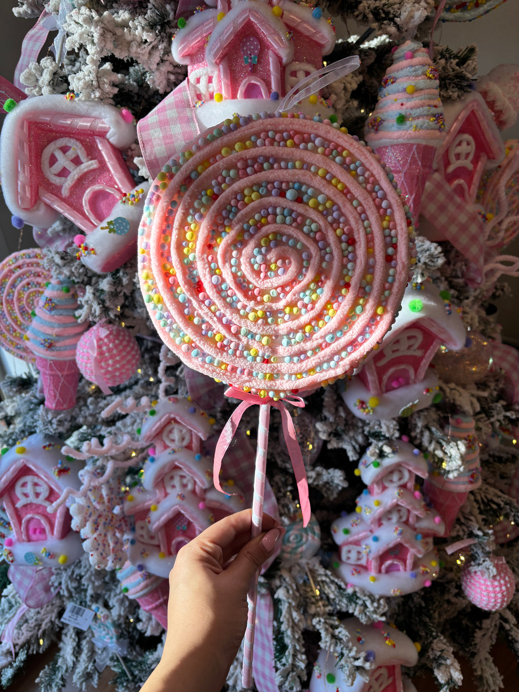 Pink Pastel Lollie Pick