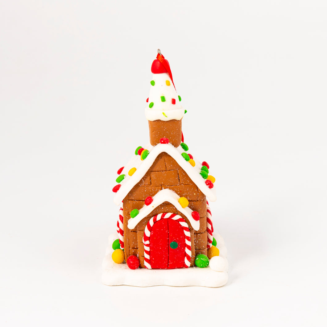 Gingerbread Church ornament