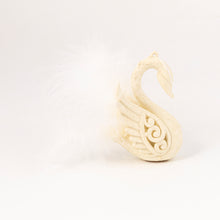 Load image into Gallery viewer, Feather swan ornament - Set of 2
