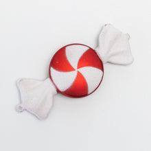 Load image into Gallery viewer, 6 peppermint assorted shatterproof ornaments
