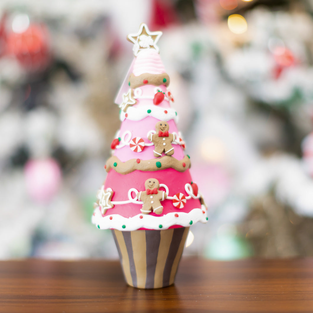 Gingerbread large Cupcake Tree