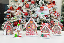 Load image into Gallery viewer, Gingerbread chalet with Santa Claus
