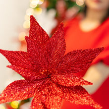 Load image into Gallery viewer, Deluxe Red Poinsettia
