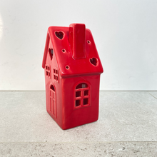 Load image into Gallery viewer, Pre-lit Red Ceramic House
