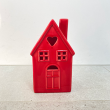 Load image into Gallery viewer, Pre-lit Red Ceramic House
