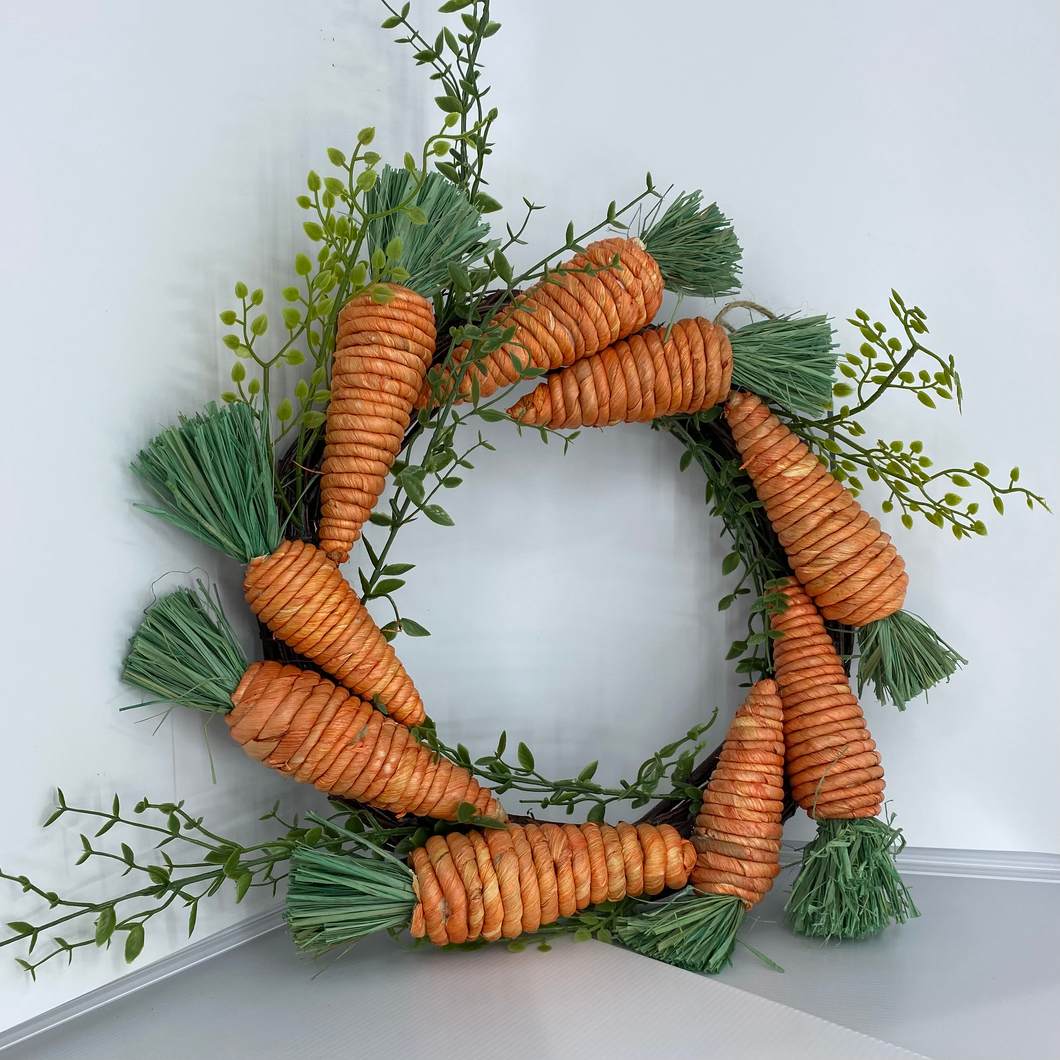 Easter Carrots Wreath