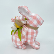 Load image into Gallery viewer, Pink Gingham Easter Foam Bunny
