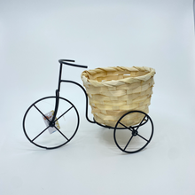 Load image into Gallery viewer, Metal and Twig Tricycle Easter Basket
