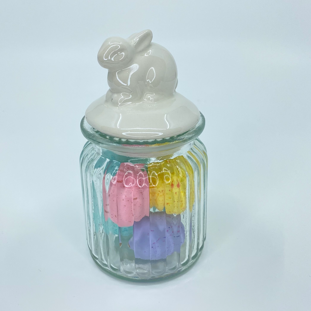 Bunny Lid Glass Jar